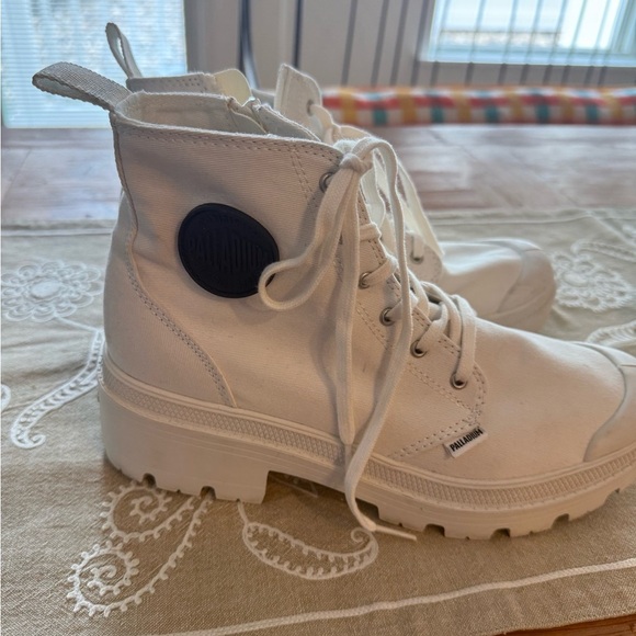 Palladium Pallabase twill high top sneakers - Picture 5 of 5